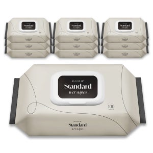 대용량 아기물티슈 즐거운집 스탠다드 100매 10팩 가성비 유아 저자극 순한