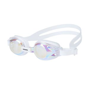 레노마수영복 아동 김서림방지 코팅미러수경 화이트 RO-RG2E202-WH