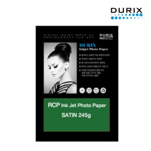 두릭스 사틴 반광택 245g A4 시트지 50매 인화지 포토 사진 용지