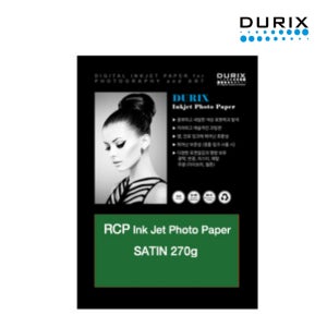 두릭스 사틴 반광택 270g 5x7 시트지 100매 인화지 포토 사진 용지
