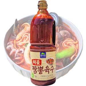 면사랑 해물 짬뽕육수 1.8L 짬뽕소스 다시 국물 육수 양념장