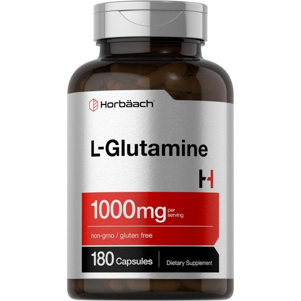<b>호바흐</b> L 글루타민 캡슐 1000mg 180 카운트 <b>운동 전후</b> 비 HorbaachHorbaach