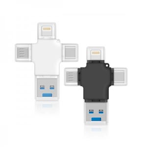 [디자인본]전용 레빗 크로스 3IN1 OTG메모리 16GB 아이폰C타입 (10개) 인쇄없음/배송비포함
