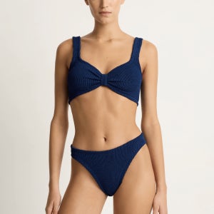 Hunza G 훈자지 보니 비키니 수영복 네이비 여성용
