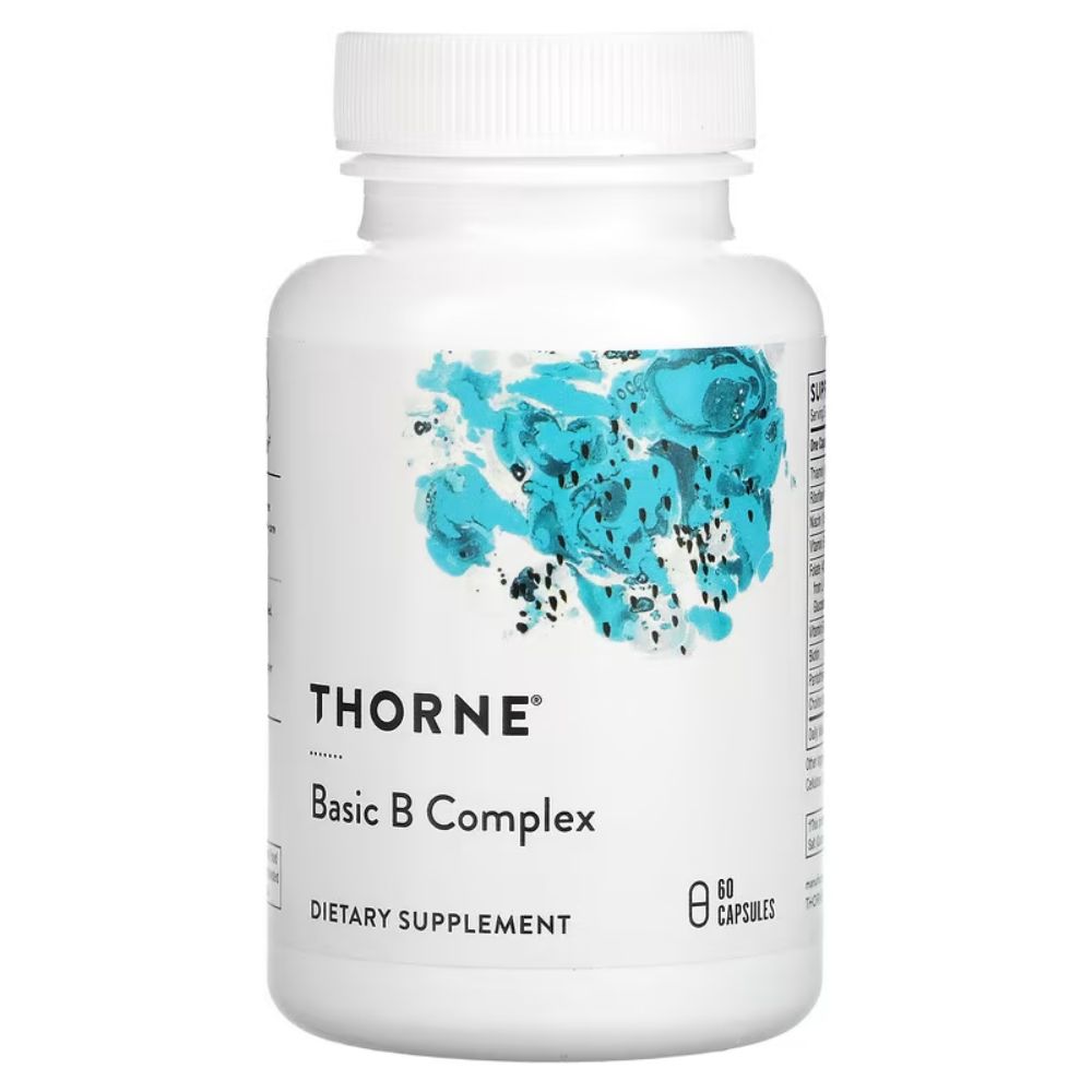 Thorne 쏜 <b>베이직</b> <b>B</b> 콤플렉스 <b>캡슐</b> 60정