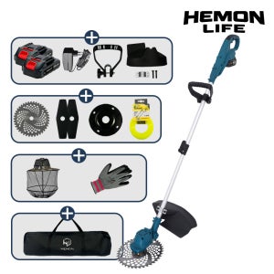 헤몬 다벤다PRO 예초기 무선 충전식 전기 전동 충전 예초기 21V 풀세트