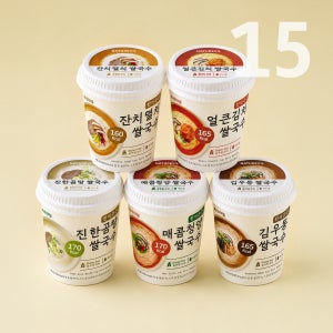[네이처빌] 97% 쌀로 만든 글루텐프리 한끼든든 소컵 쌀국수 15개입 (맛선택)