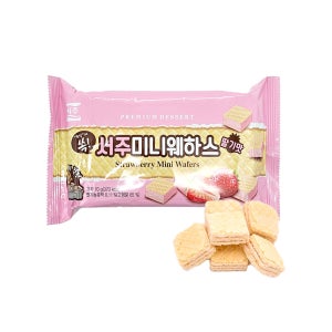 서주미니웨하스딸기맛70g 미니간식 편의점과자
