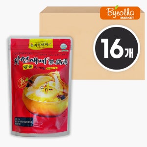 자연애계 명품 삼계탕 1kg (16개) 즉석조리 삼계탕 식당용 업소용 보양식 초복 말복