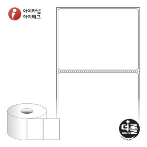 더롤라벨 RS8565DT 바코드 라벨지 85x65 흰색 감열지 40지관 750라벨 리본 불필요