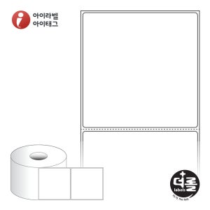 더롤라벨 RS9090DT 바코드 라벨지 90x90.133 흰색 감열지 40지관 750라벨 리본 불필요