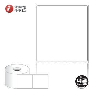 더롤라벨 RS9099DT 바코드 라벨지 90x98.6 흰색 감열지 40지관 750라벨 리본 불필요