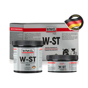 윈켈 Winkel W-ST 스테인레스 스틸 에폭시 퍼티 세트 500g 20057 금속퍼티