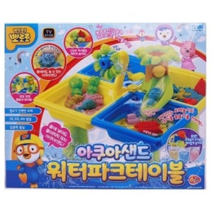 뽀로로 아쿠아샌드 워터파크 테이블 소꿉 모래놀이 유아 장난감 3세아이 생일선물