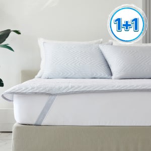 클라르하임 듀라론 국내생산 3중직 아이싱 밴드형 냉감패드 쿨매트 SS+SS