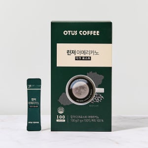 린저 대용량 아메리카노 헤이즐넛 블랙커피 스틱 100T