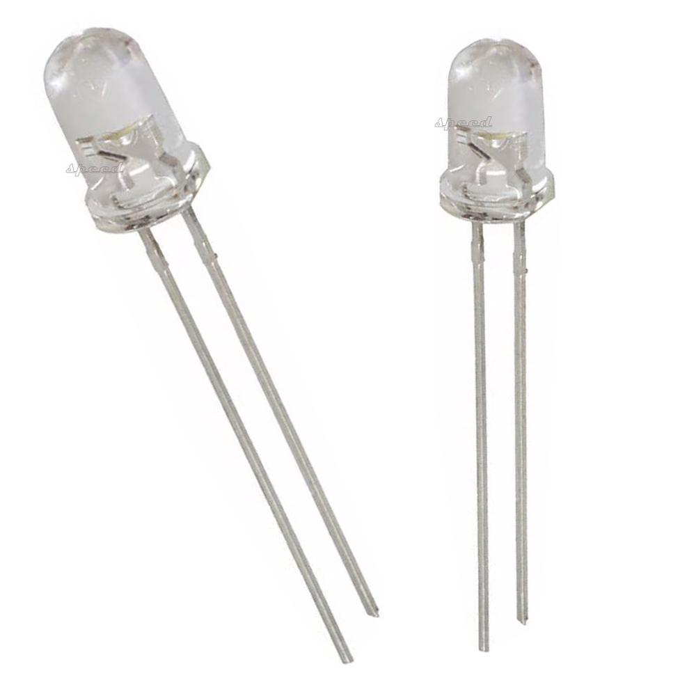 3mm 5mm 고휘도 led 발광 다이오드 3파이 5파이 빨강 주황 노랑 초록 파랑 흰색