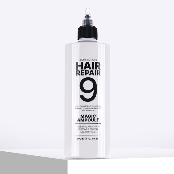 [바액] 헤어리페어9 매직앰플 [300ml] 9초물미역 9초완성 워터트리트먼트 물미역머릿결 초극손상모 올인원 탈모완화 스팀팩