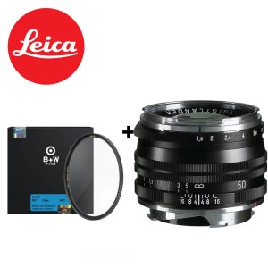 보이그랜더 녹턴 VL 50mm F1.5 ASP II 라이카 M 블랙 M.C + BW43mm