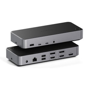 사테치 트리플 4K 디스플레이 도킹스테이션 12in1 10Gbps 전송 맥북 M1/M2 확장