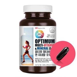 천연 종합 대용량 비타민 미네랄 올인원 영양제 여성 약 3개월 90정, 1개