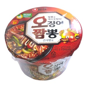 [워나점빵] 오징어짬뽕 큰사발 115g 농심 큰컵라면