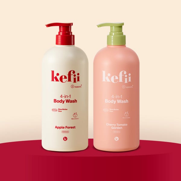 1+1케피 포인원 올인원 바디워시 샴푸 입욕제 1000ml 대용량 키즈 유아