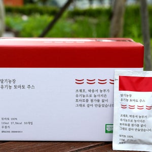 유기농 토마토만 담은 100% 무첨가 실속형 토마토주스 100팩