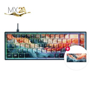 체리 엑스트리파이 XTRFY K5V2 RGB 기계식 커스텀 키보드 핫스왑 적축 MX2A (장패드 포함)