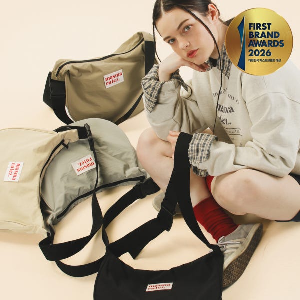 마스마룰즈 하프문 크로스백 4컬러