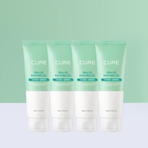 [김정문알로에] 큐어 리알로에 수딩젤 150ml, 4개