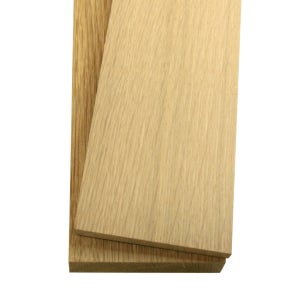 우디하우스몰 화이트오크 원목판재 두께 10T(10mm) 4면대패 마감재 목재 하드우드