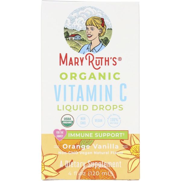 MaryRuth Organics 메리 루스 유기농 <b>비타민C 드랍스</b>, 4FZ