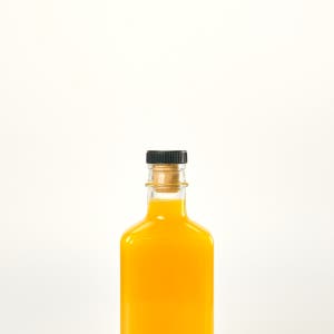 (50개) 경진 납작 사각 기름 콜크 마개 유리병 200ml 참기름 들기름 소스 간장 미니