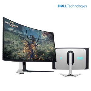 [당일출고] DELL 32인치 AW3225QF 게이밍 모니터 4K UHD QD-OLED 240Hz NVIDIA인증 좌우회전 높낮이