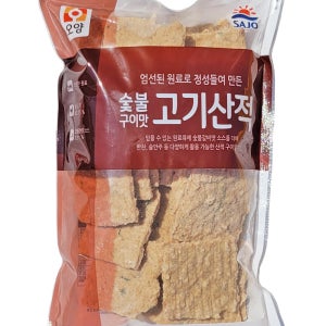 사조오양 숯불구이맛 고기산적 1kg 너비아니 고기산적 냉동 도시락반찬