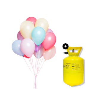 마카롱헬륨세트 DIY (30cm+헬륨+리본)