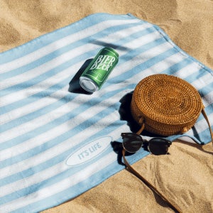 이츠라이프 특대형 비치타올 물놀이 비치 타월 워터파크 대형 바디 수건