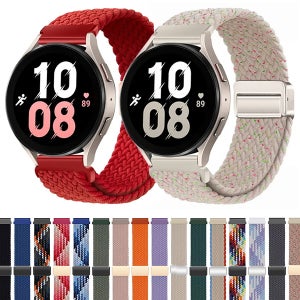 갤럭시워치7 FE 6 5 4 3 프로 클래식 호환 브레이드 솔로루프 마그네틱 나일론 스트랩 밴드 시계줄