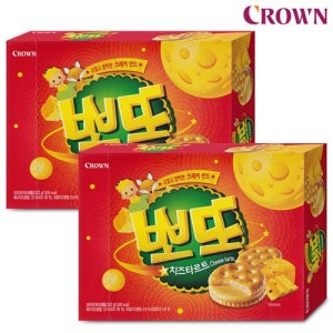 크라운 뽀또 치즈타르트 322gX2개