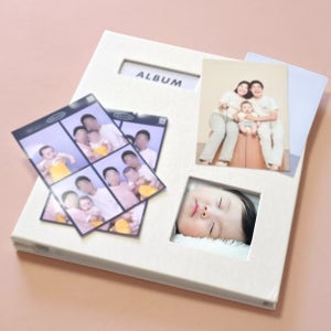 앨범 초음파 접착식 사진 아기 포토북