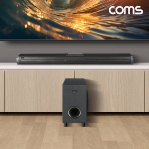 Coms 120W 고출력 사운드바 2.1ch 우퍼 홈시어터 블루투스 YA926