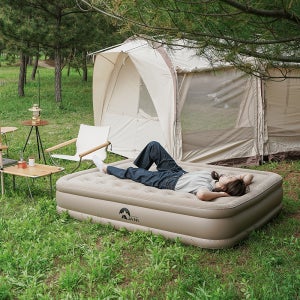 자니 에어 매트 다용도 에어베드 캠핑 침대 40cm 싱글