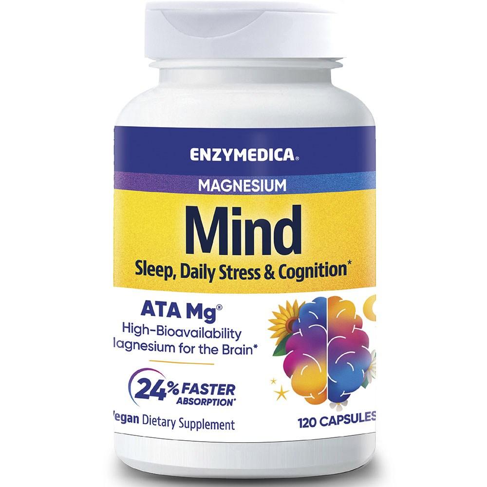 <b>엔자이메디카</b> Mind 마인드 <b>마그네슘</b> ATA Mg 120캡슐