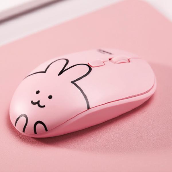 캐릭터 레트로마우스 귀여운무선마우스 경량 휴대성 무선 저소음