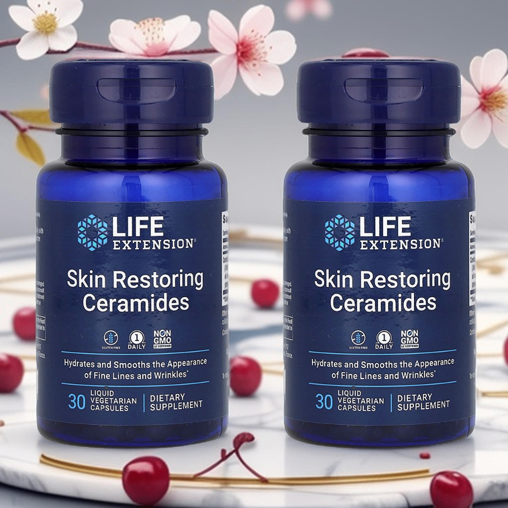 라이프익스텐션 <b>세라티크</b> 스킨 리스토어링 <b>세라마이드</b> 베지캡슐 30정 X 2개