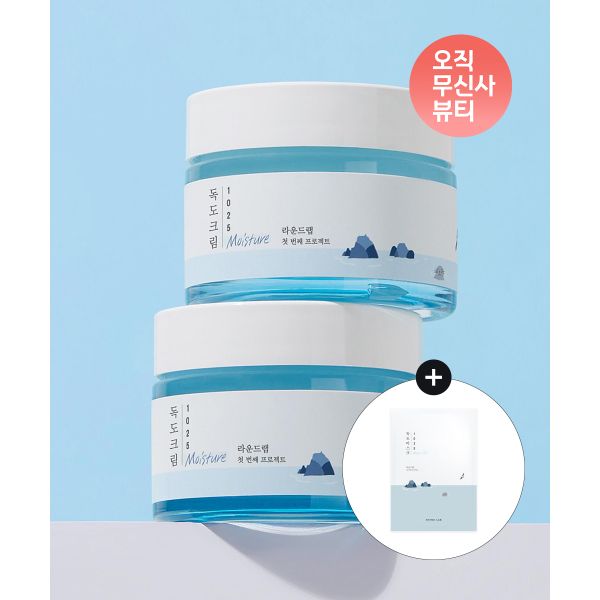 ROUNDLAB [2pack] 1025 독도 수분 크림 50ml(+독도 워터겔 마스크 1매 )