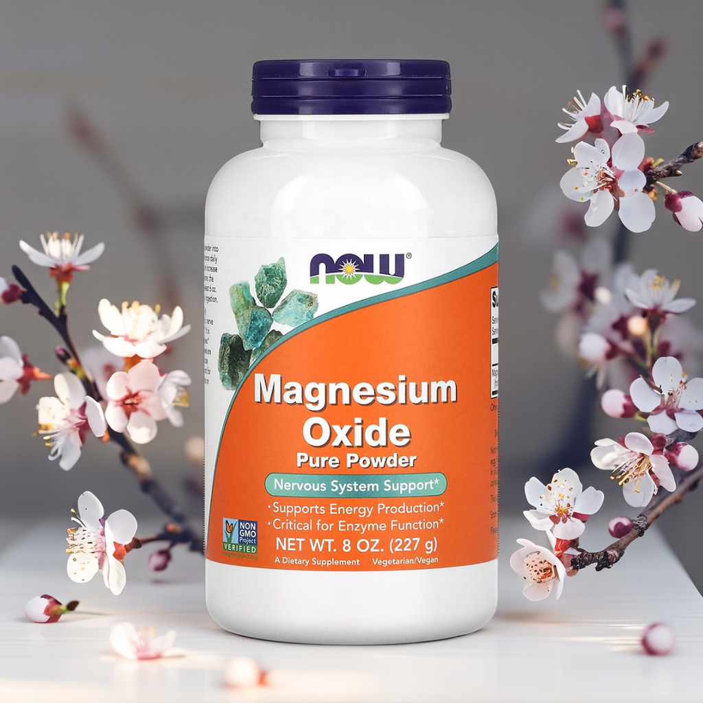 나우푸드 마그네슘 옥사이드 옥시드 산화 <b>마그네슘 파우더</b> 227g