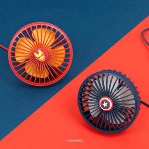 마블 USB선풍기 야외나들이 차량용 휴대용 시원한바람