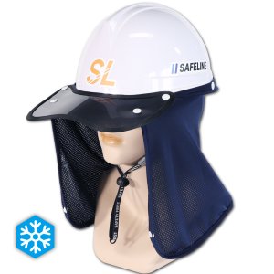 SL 안전모 썬캡 햇빛가리개 아이스 쿨링